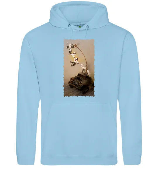 Жіноча толстовка (худі) Warboys Mad Max Блакитний фото