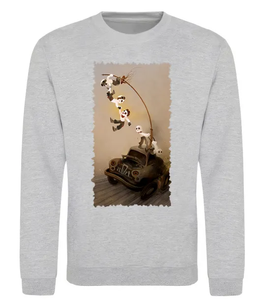 Світшот Warboys Mad Max Сірий меланж фото