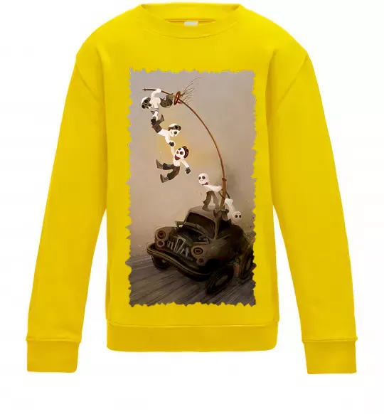 Детский Свитшот Warboys Mad Max Солнечно желтый фото