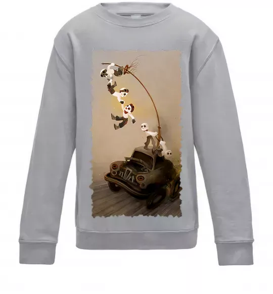 Детский Свитшот Warboys Mad Max Серый меланж фото