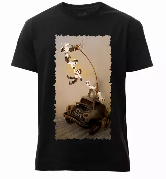 Мужская премиум футболка Warboys Mad Max Черный фото