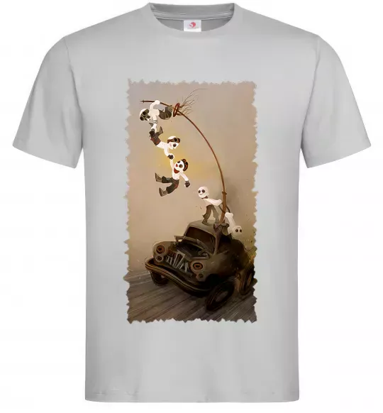 Мужская футболка Warboys Mad Max Серый фото