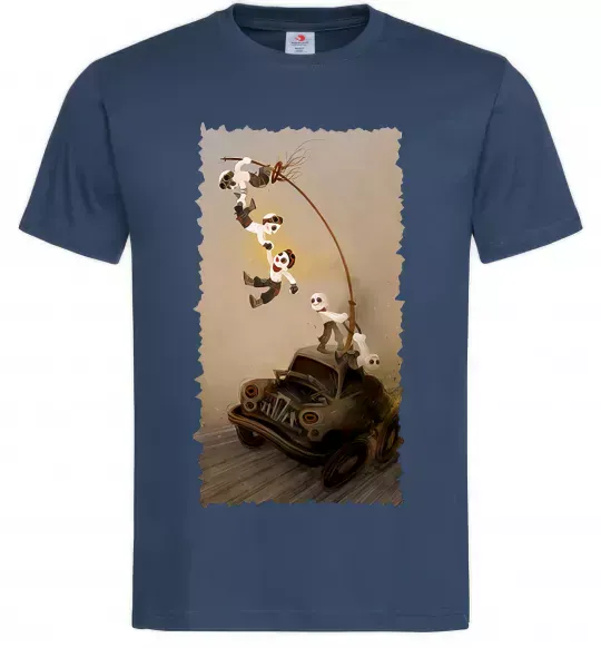 Мужская футболка Warboys Mad Max Темно-синий фото