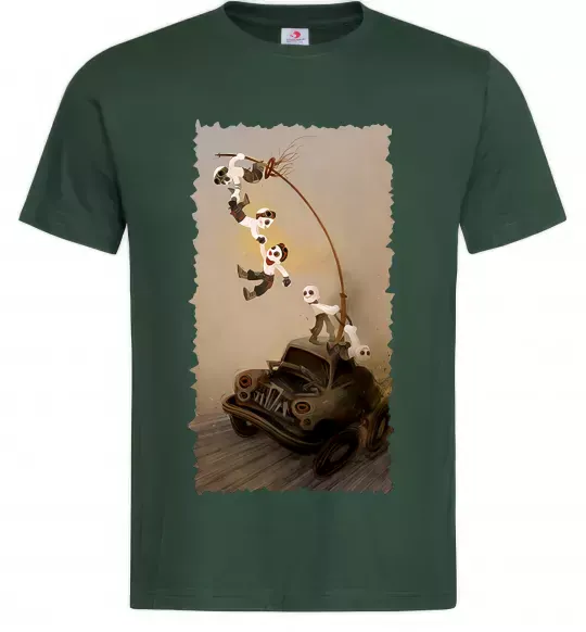 Мужская футболка Warboys Mad Max Темно-зеленый фото