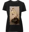 Жіноча преміум футболка Warboys Mad Max Чорний фото