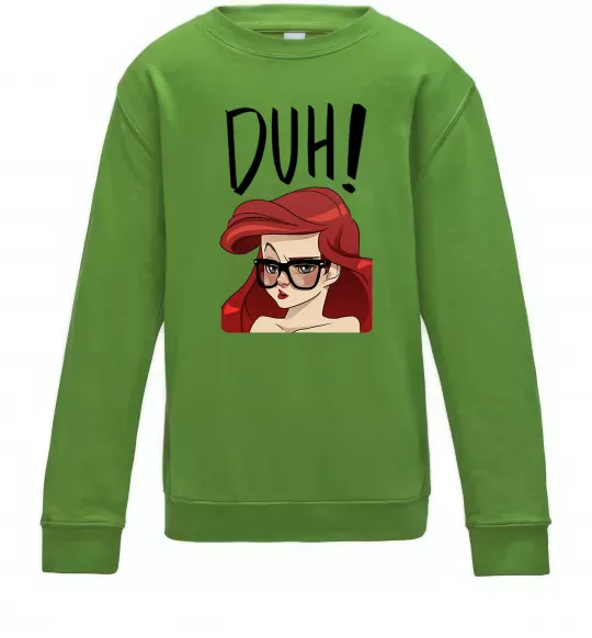 Дитячий світшот Аriel disney princess Лаймовий фото