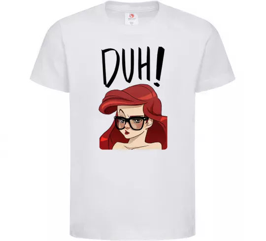 Дитяча футболка Аriel disney princess Білий фото