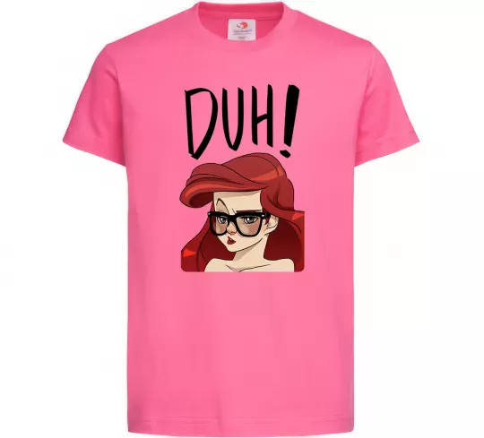 Дитяча футболка Аriel disney princess Яскраво-рожевий фото