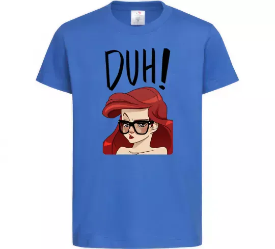 Дитяча футболка Аriel disney princess Яскраво-синій фото