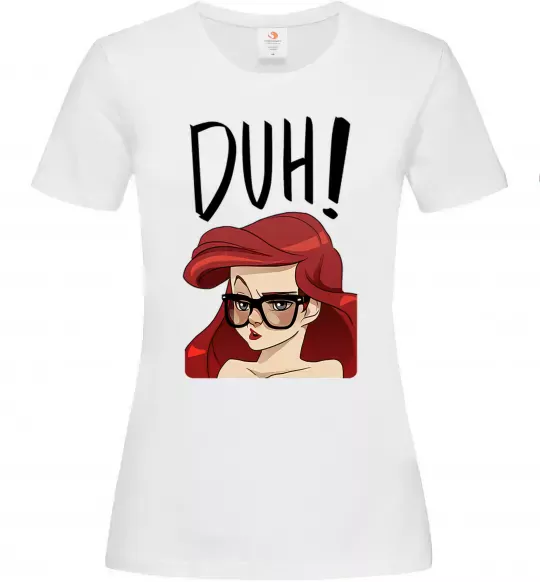 Женская футболка Аriel disney princess Белый фото