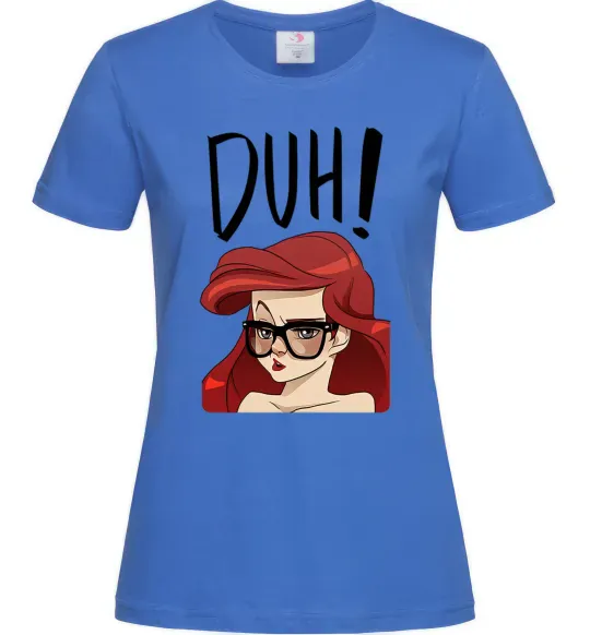 Женская футболка Аriel disney princess Ярко-синий фото