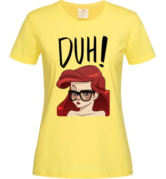 Женская футболка Аriel disney princess Лимонный фото