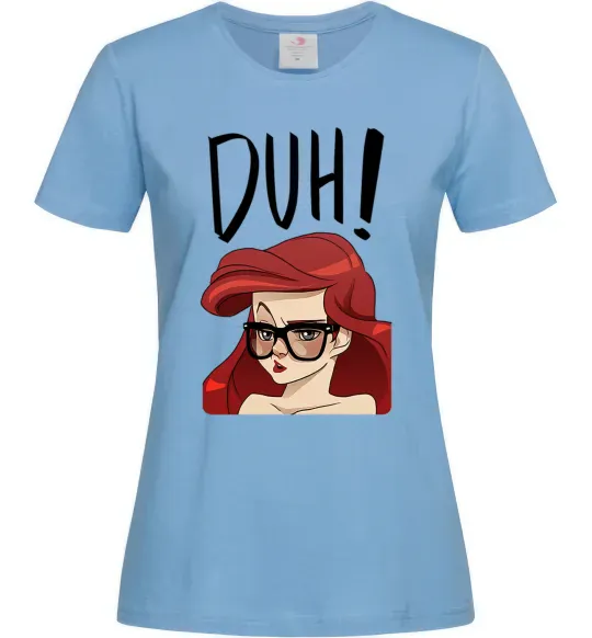 Женская футболка Аriel disney princess Голубой фото