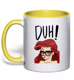 Чашка с цветной ручкой