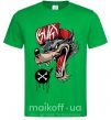 Мужская футболка Swag wolf Зеленый фото