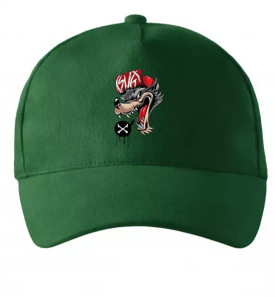 Кепка Swag wolf Темно-зеленый фото