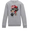 Детский Свитшот Swag wolf Серый меланж фото