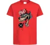 Дитяча футболка Swag wolf Червоний фото