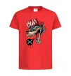 Дитяча футболка Swag wolf Червоний фото