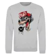 Світшот Swag wolf Сірий меланж фото