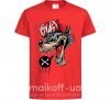 Детская футболка Swag wolf Красный фото