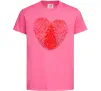 Детская футболка Серце відбиток Ярко-розовый фото