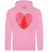 Чоловіча толстовка (худі) Серце відбиток Рожевий фото