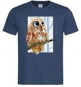 Мужская футболка Сова маслом