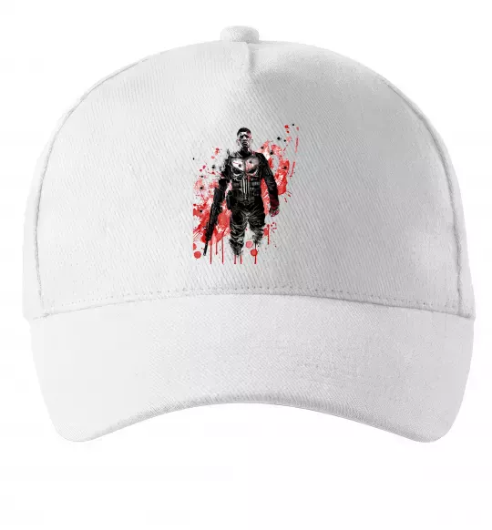 Кепка Джон Бернтал каратель Белый фото