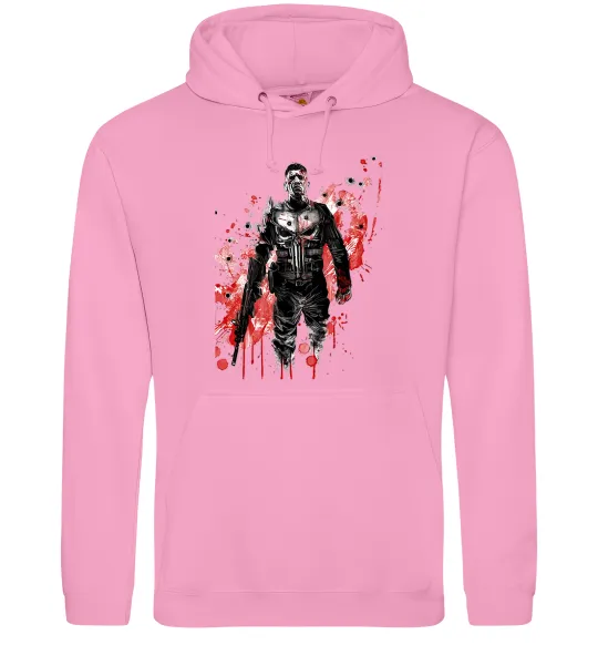 Женская толстовка (худи) Джон Бернтал каратель Розовый фото