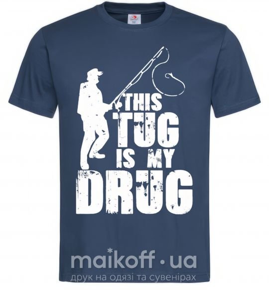 Чоловіча футболка This tug is my drug Темно-синій фото