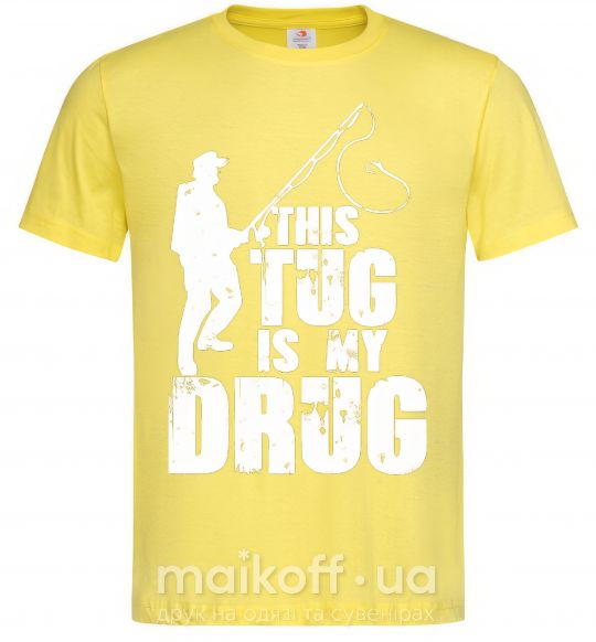 Мужская футболка This tug is my drug Лимонный фото