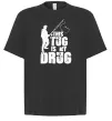 Футболка Оверсайз This tug is my drug Чорний фото