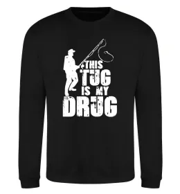 Свитшот This tug is my drug Черный фото