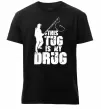 Чоловіча преміум футболка This tug is my drug Чорний фото