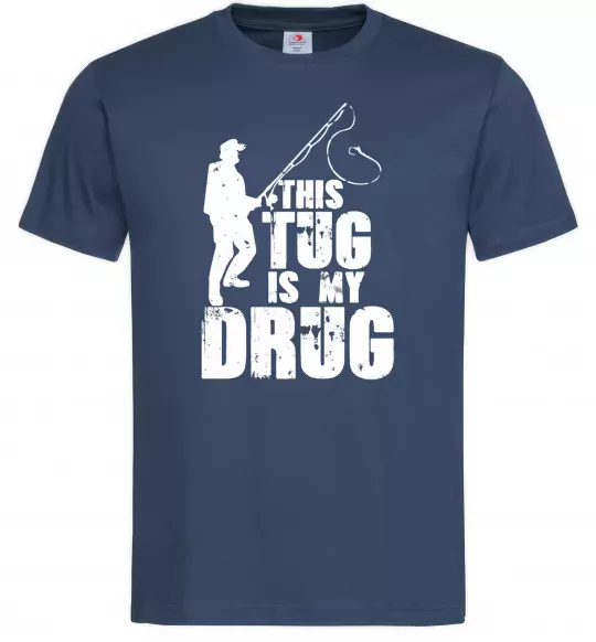 Чоловіча футболка This tug is my drug Темно-синій фото