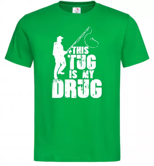 Чоловіча футболка This tug is my drug Зелений фото