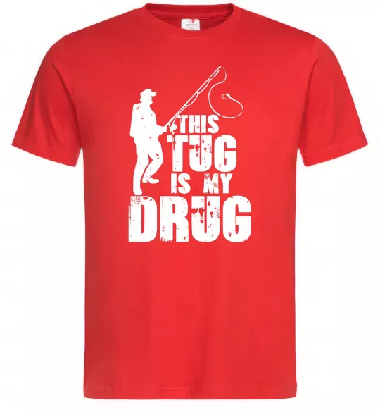 Чоловіча футболка This tug is my drug Червоний фото