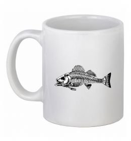 Чашка керамічна Cкелет риби