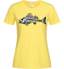 Женская футболка Cкелет риби Женская футболка Cкелет риби