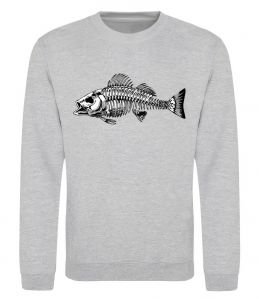 Свитшот Cкелет риби