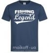 Мужская футболка Fishing legend Темно-синий фото