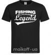 Мужская футболка Fishing legend Черный фото