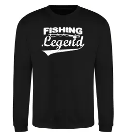 Свитшот Fishing legend Черный фото