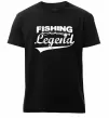 Чоловіча преміум футболка Fishing legend Чорний фото