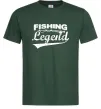 Мужская футболка Fishing legend Темно-зеленый фото