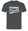 Мужская футболка Fishing legend Графит фото