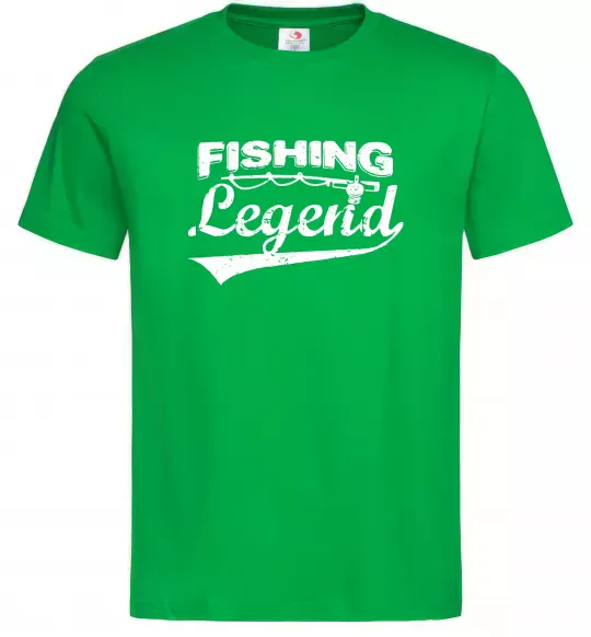 Мужская футболка Fishing legend Зеленый фото