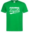 Мужская футболка Fishing legend Зеленый фото