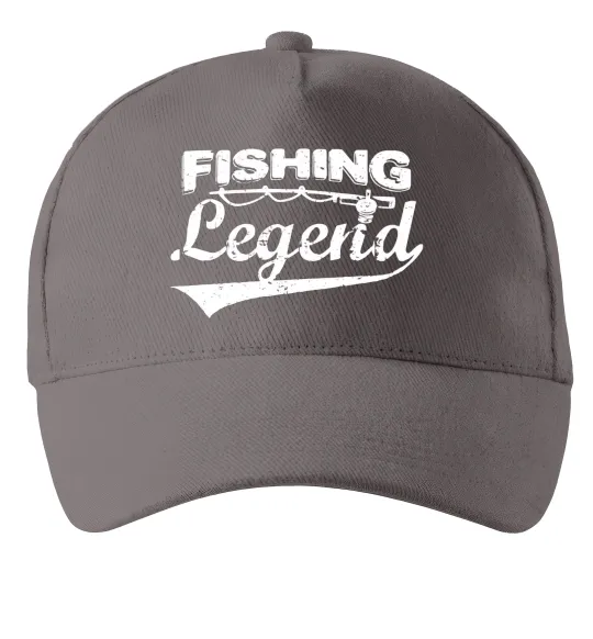 Кепка Fishing legend Сірий фото